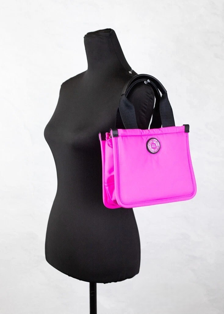 Tote Bag The Marc Jacobs Small Neon Fuchsia Nylon Fabric