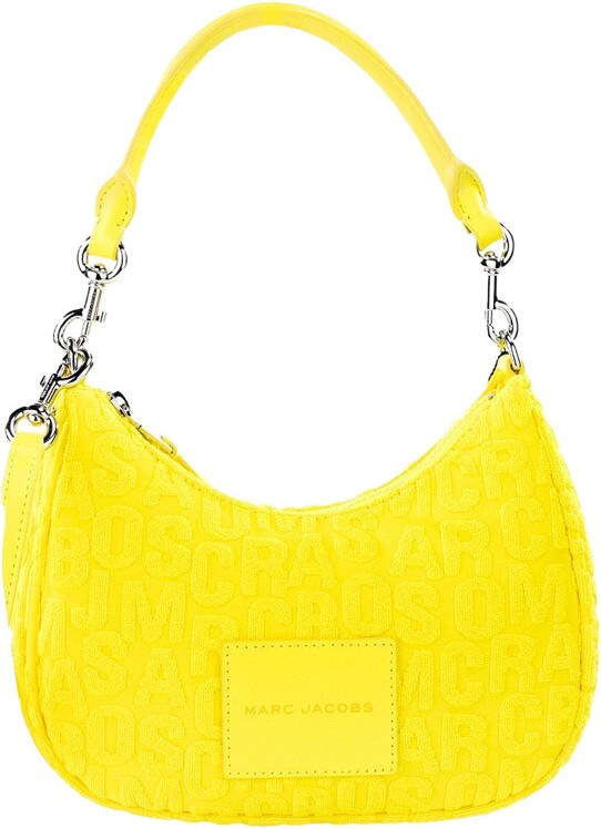 Сумка на плечо The Marc Jacobs Monogram Terry Fabric Golden Kiwi Hobo