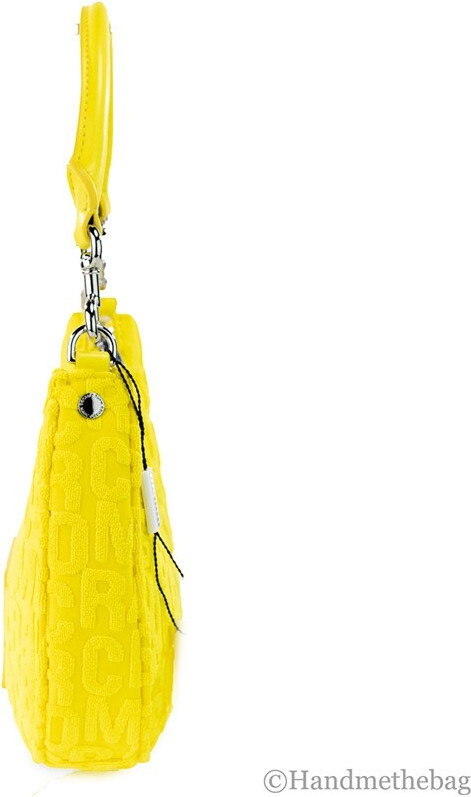 Сумка на плечо The Marc Jacobs Monogram Terry Fabric Golden Kiwi Hobo