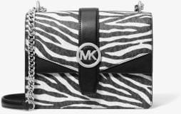 Сумка Michael Kors Greenwich Small Print Logo Chain Bag через плечо