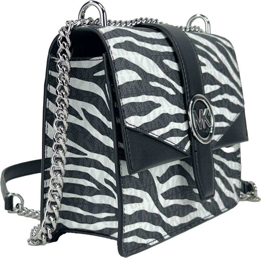 Сумка Michael Kors Greenwich Small Print Logo Chain Bag через плечо