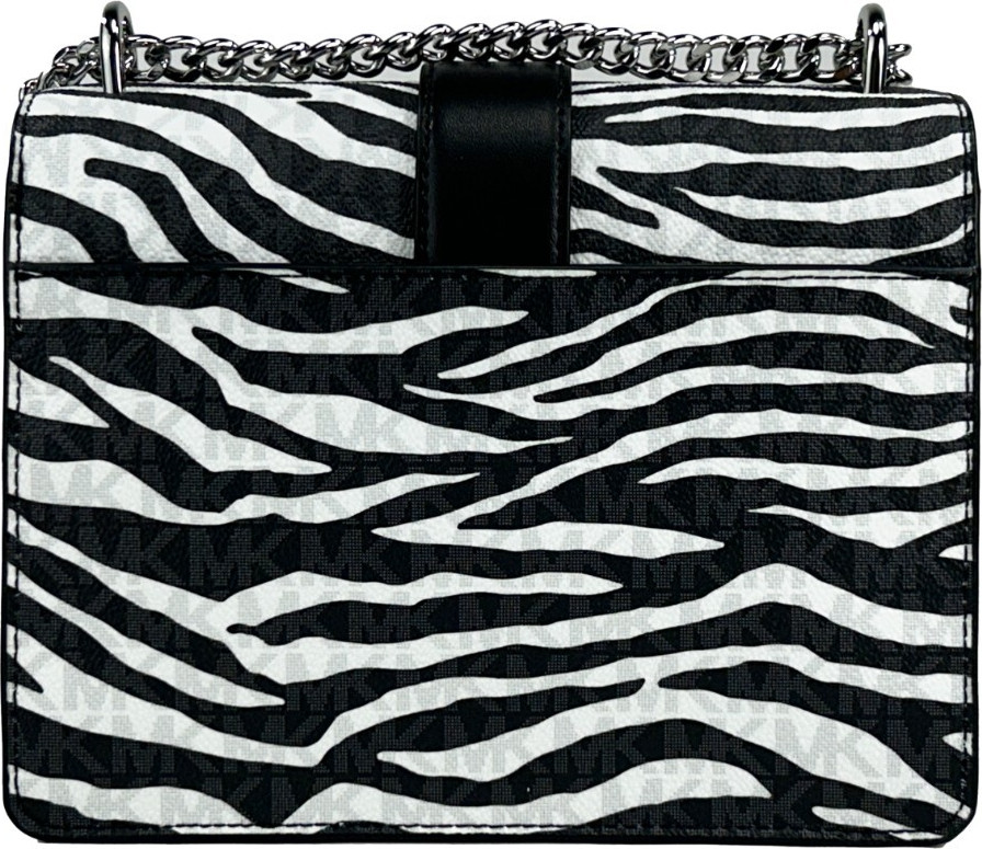 Сумка Michael Kors Greenwich Small Print Logo Chain Bag через плечо