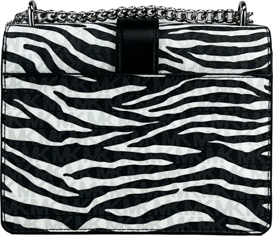 Сумка Michael Kors Greenwich Small Print Logo Chain Bag через плечо