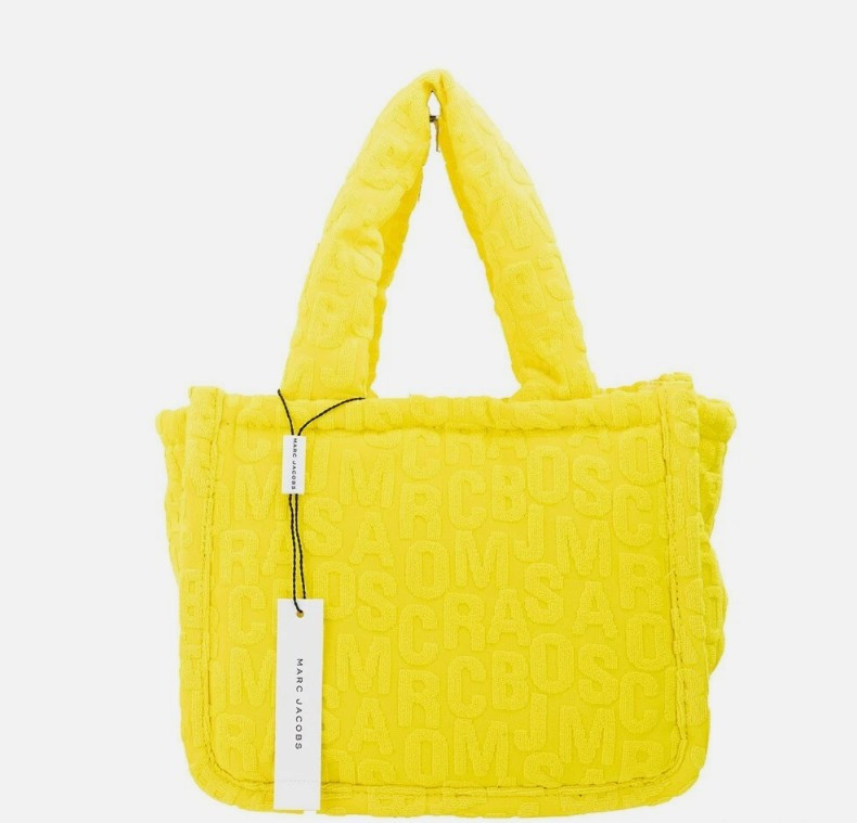 Сумка на плечо The Marc Jacobs The Monogram Terry Tote Small Golden Kiwi