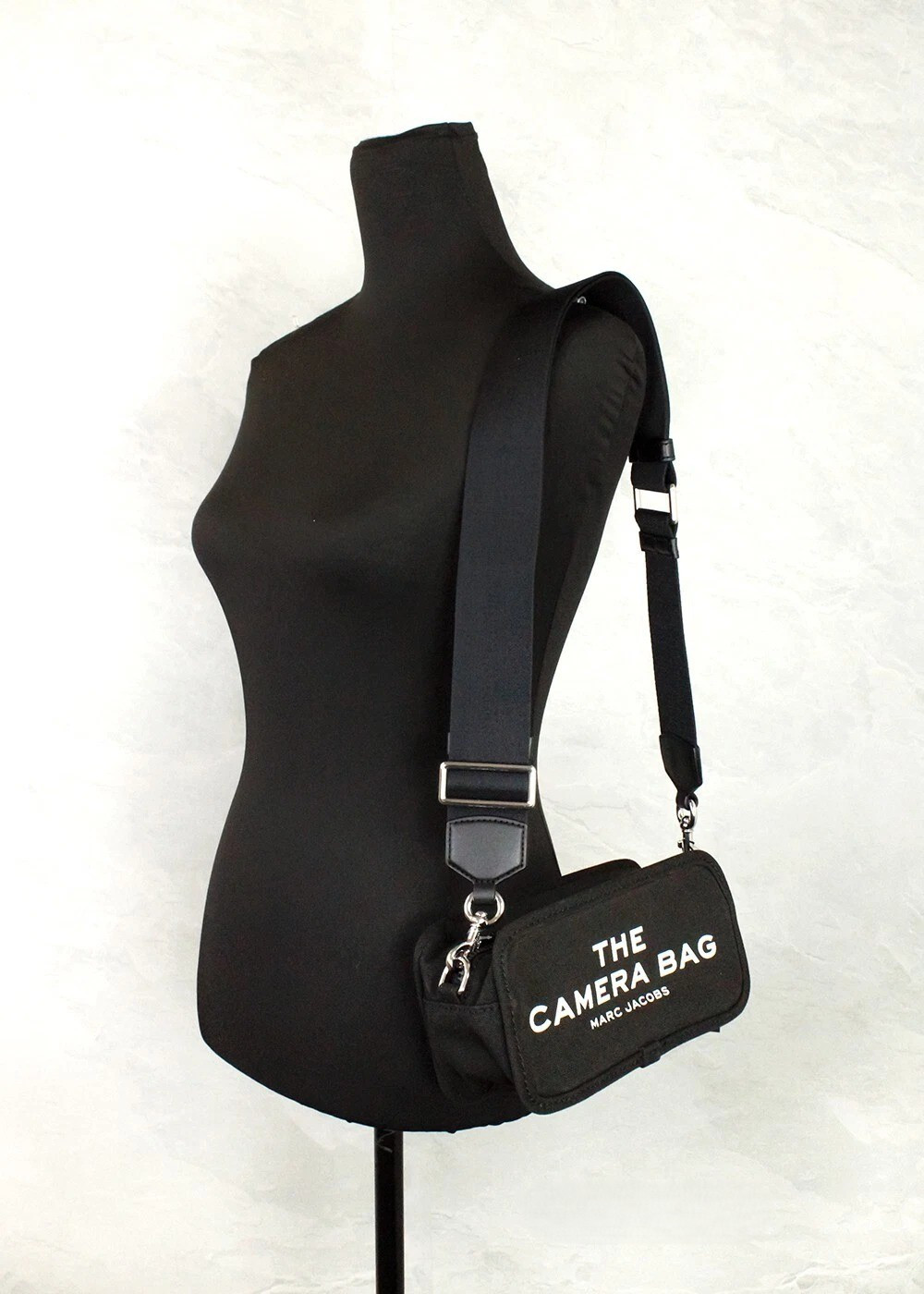 The Camera Bag Black Canvas Crossbody Bag The Marc Jacobs