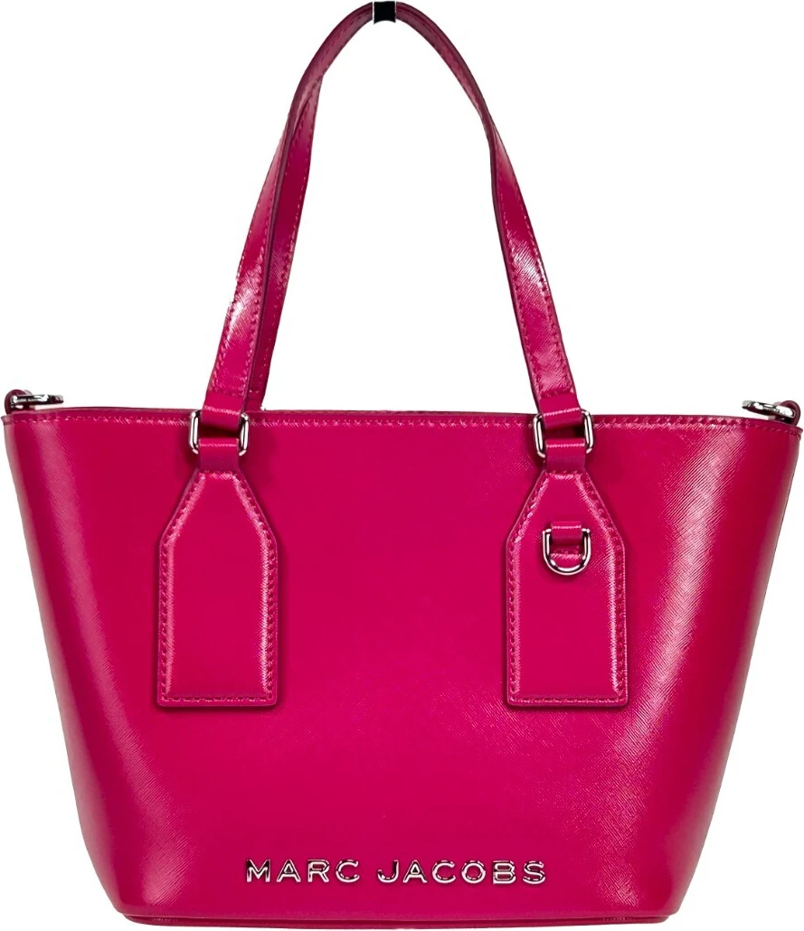 Сумка-тоут через плечо The Marc Jacobs из сафьяновой кожи