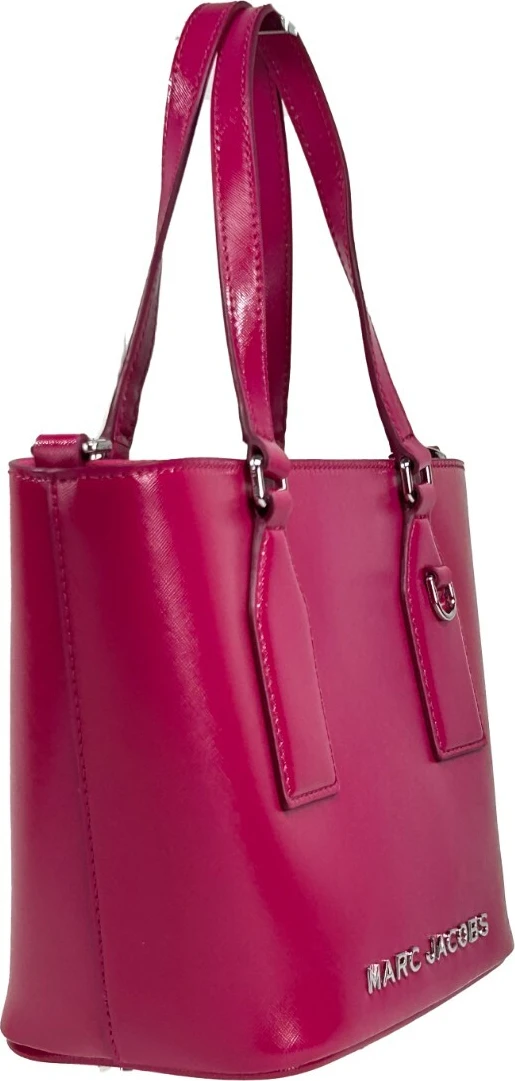 Сумка-тоут через плечо The Marc Jacobs из сафьяновой кожи