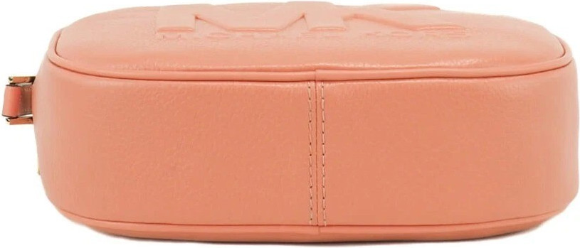 Michael Kors Jet Set Travel Medium Sherbert Leather Oval Camera Crossbody Bag