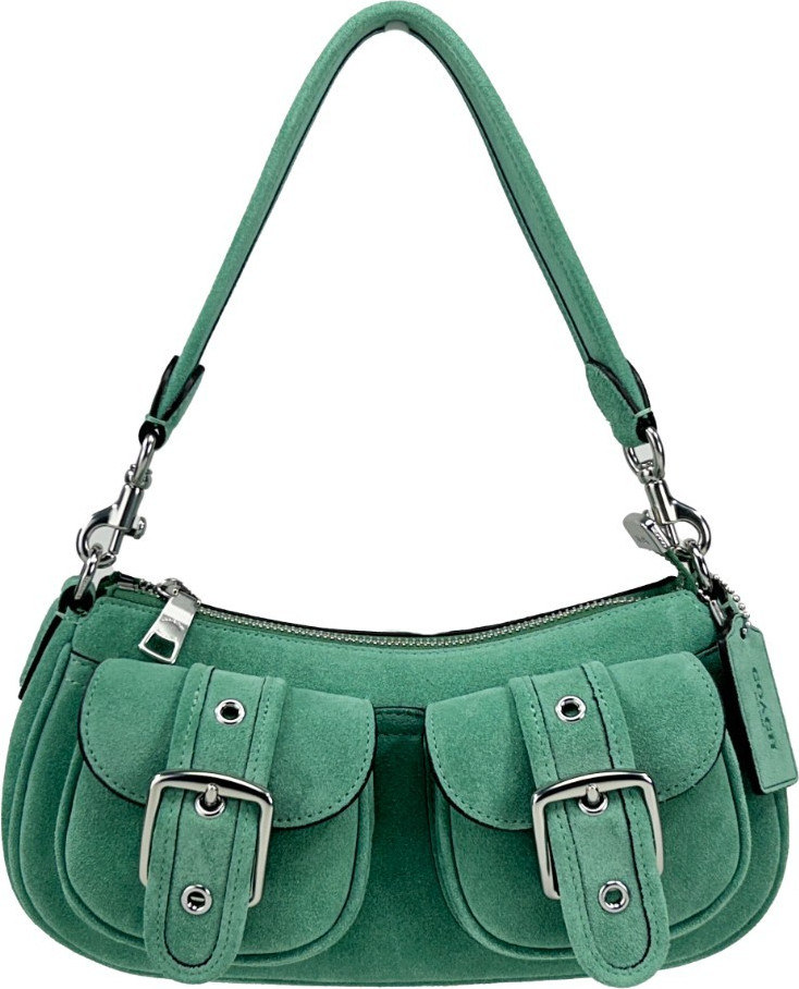 Сумка Coach Ashton из замши через плечо