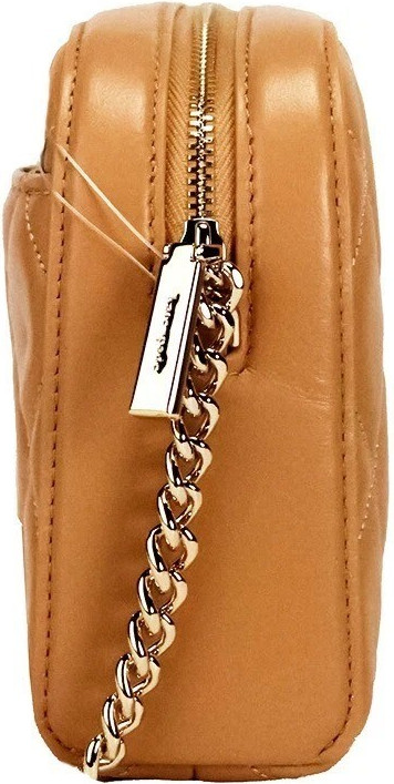 Сумка кросс-боди Kate Spade Carey Mini Tiramisu, стеганая, из гладкой кожи, сумка-камера через плечо