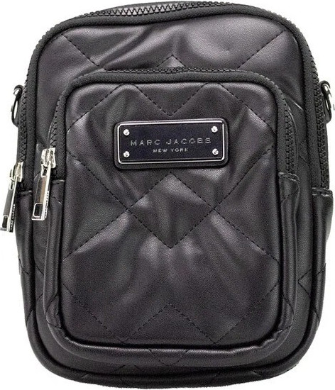Сумка The Marc Jacobs Pillow Small Black Quilted Smooth Leather Crossbody Handbag Purse