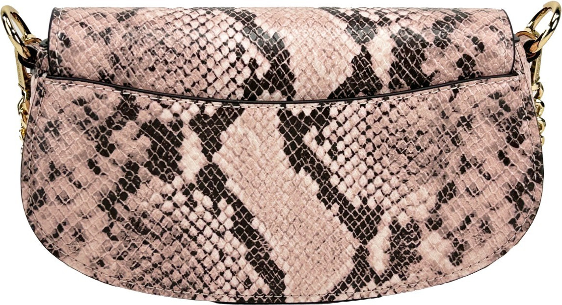 Michael Kors Mila Small Snakeskin Messenger Crossbody Bag