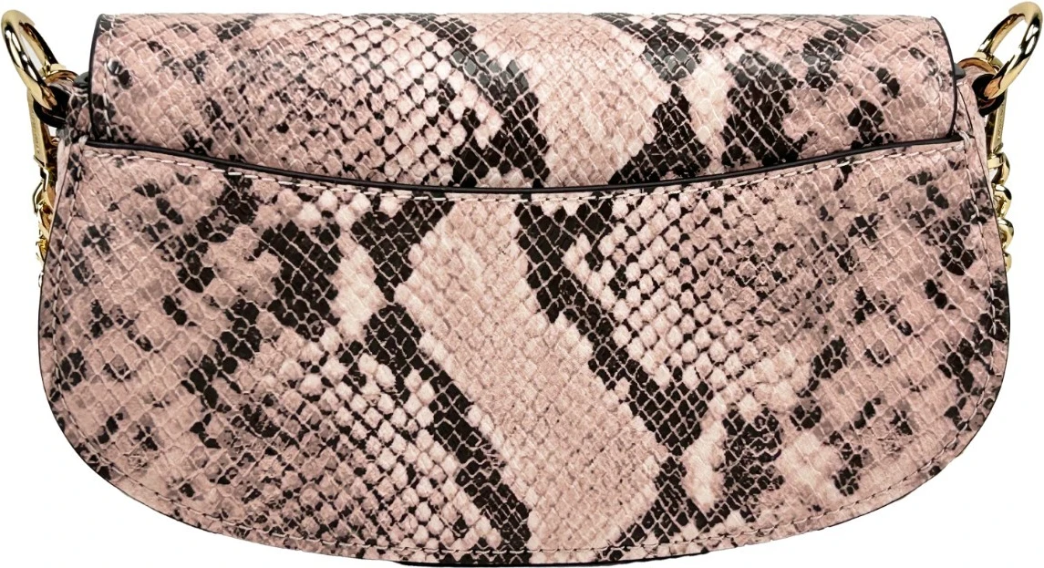 Michael Kors Mila Small Snakeskin Messenger Crossbody Bag
