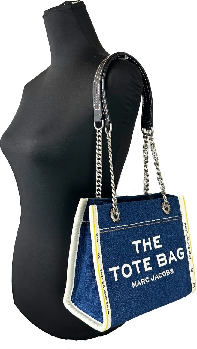 The Tote Bag Marc Jacobs Denim Chain Small