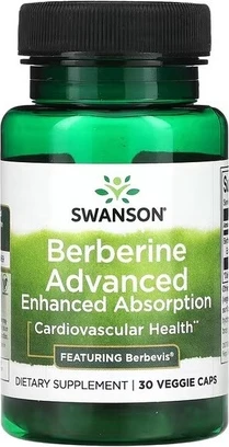 Овощные капсулы Swanson Berberine Advanced Enhanced Absorption