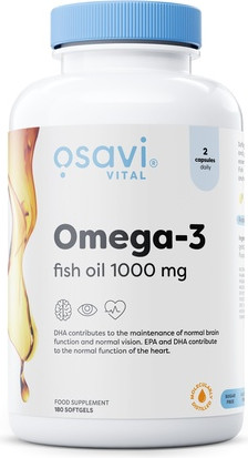 Fish Oil Softgels Osavi 1000mg