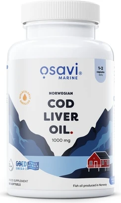 Osavi Norwegian Cod Liver Oil Softgels