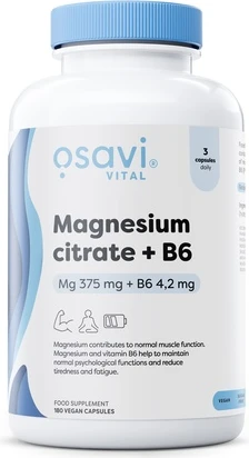 Овощные капсулы Osavi цитрат магния B6