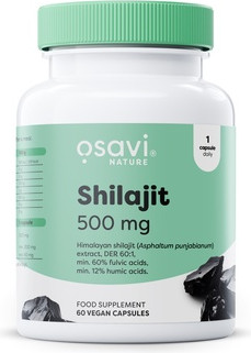Мумиё Shilajit 500 мг 60 веганских капсул Osavi
