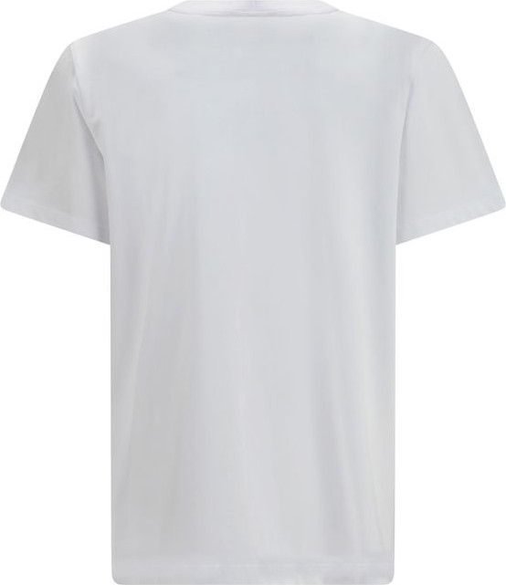 T-Shirt GANNI White Cotton T-Shirt