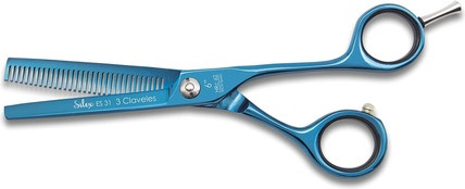 Ножницы для стрижки 3 Claveles Peluq Silex Blue