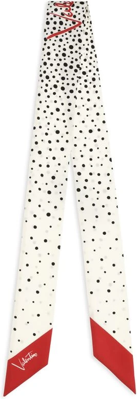 Twill Little Stars Starry Scarf Valentino Garavani