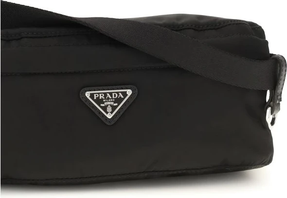 Clutch Bag Prada Black Recycled Polyamide