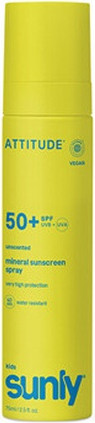 Минеральный спрей SPF 50 Attitude Sunly