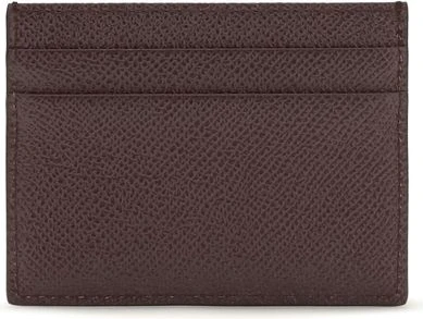Зажим для карт Dolce & Gabbana из черной телячьей кожи