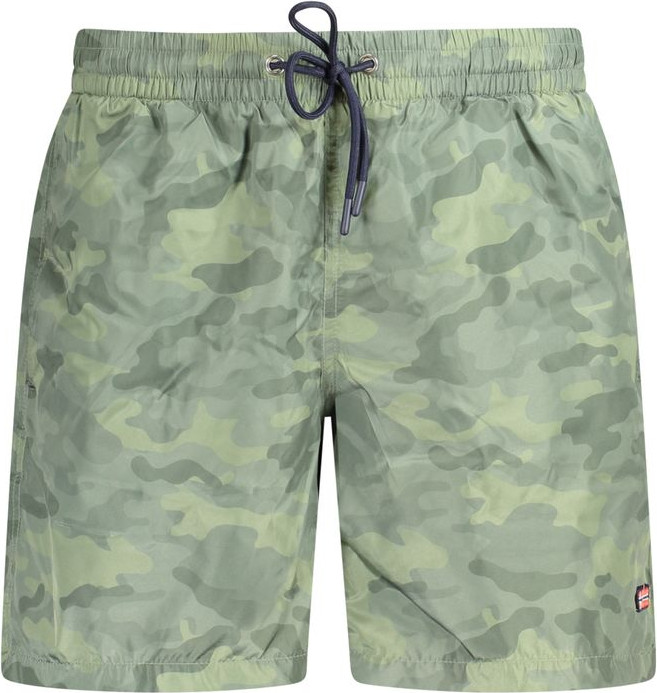Boxer Shorts Geographical Norway Verde Polyester