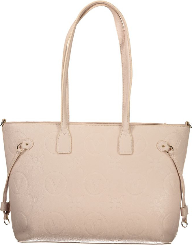 Розовая полиэтиленовая сумка Valentino