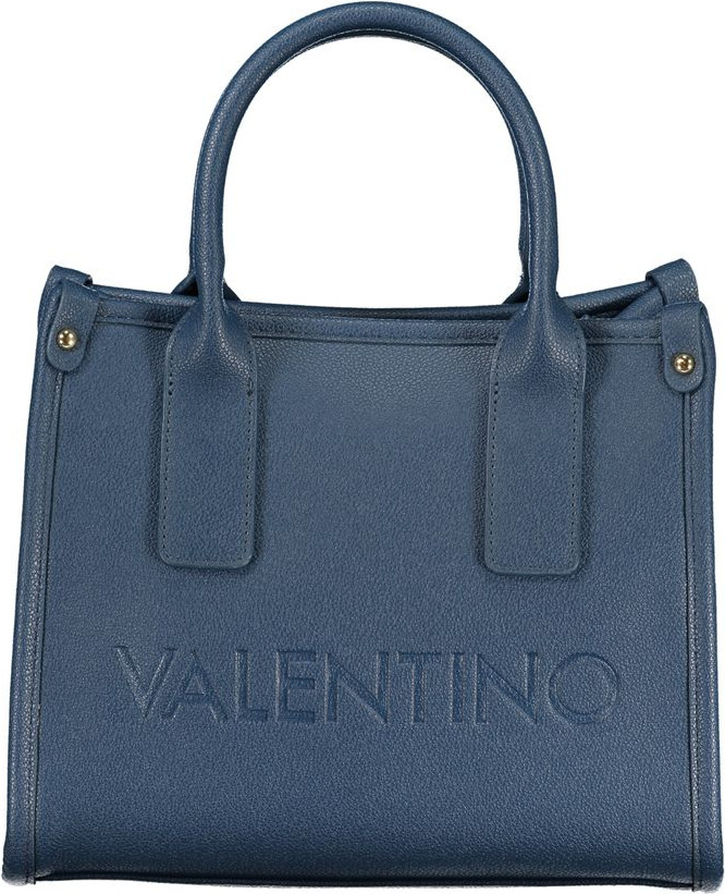 Синяя полиэтиленовая сумка Valentino