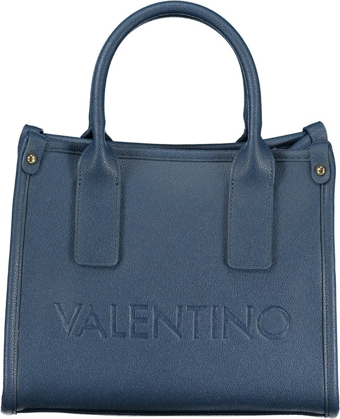 Синяя полиэтиленовая сумка Valentino