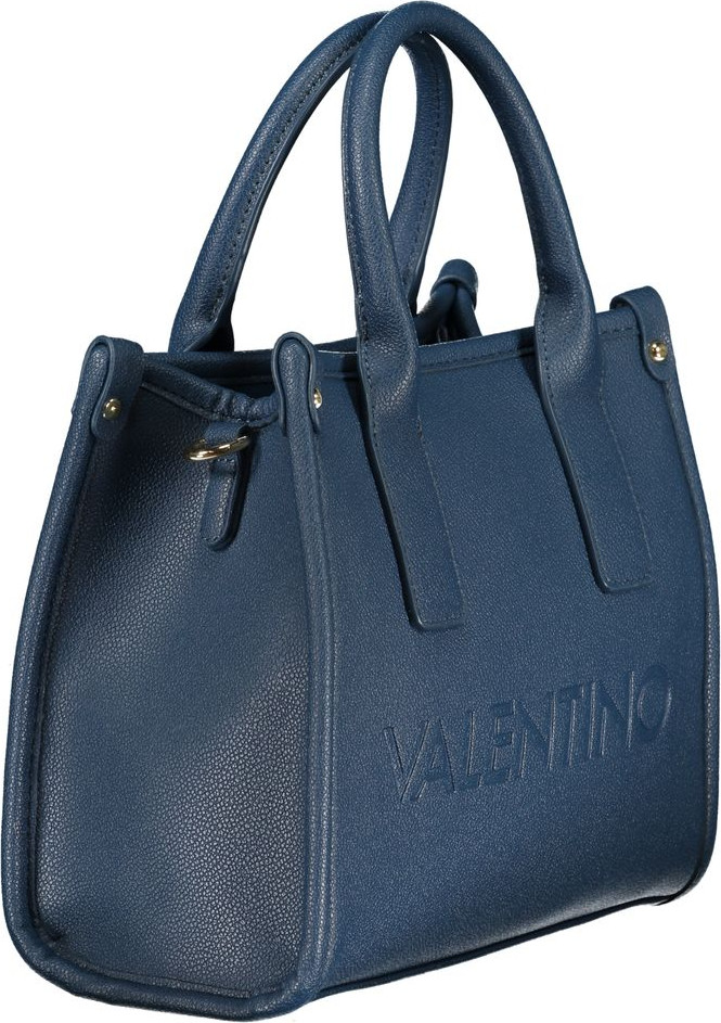 Синяя полиэтиленовая сумка Valentino