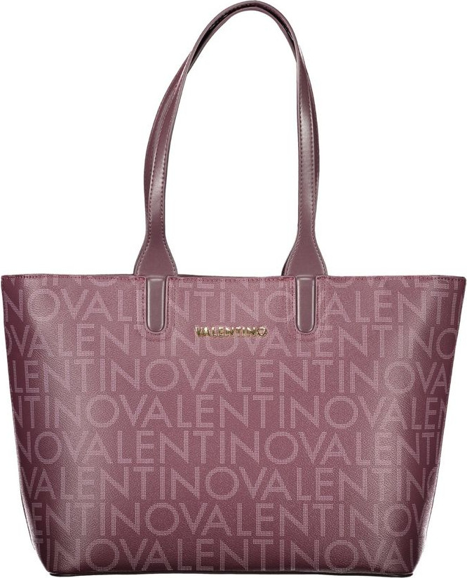 Красная полиэтиленовая сумка от Valentino