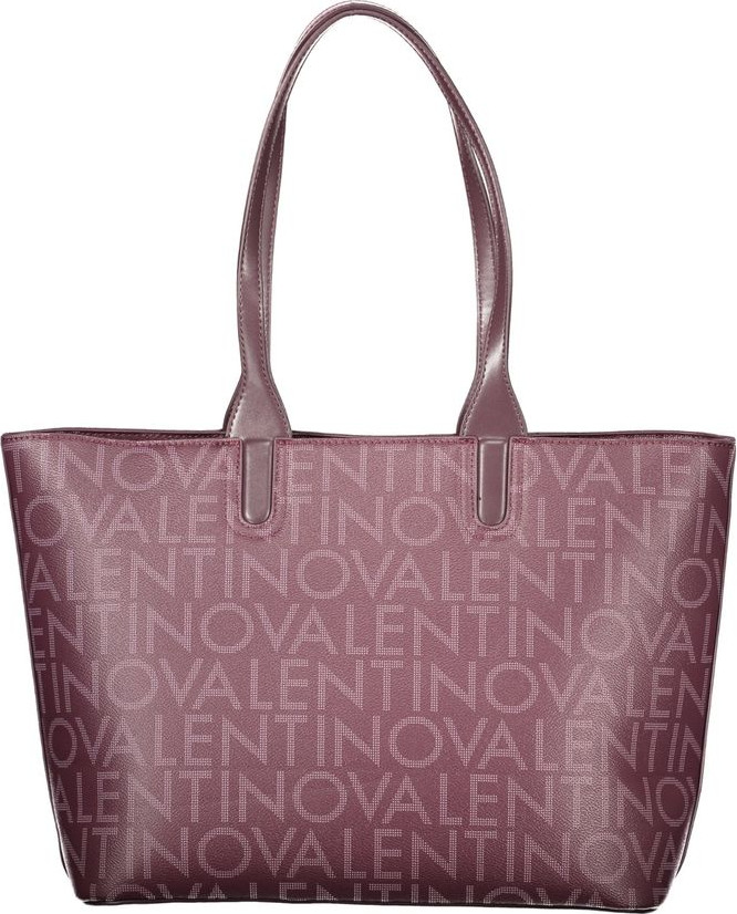 Красная полиэтиленовая сумка от Valentino