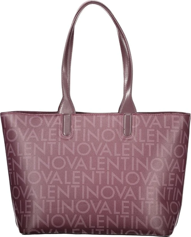 Красная полиэтиленовая сумка от Valentino