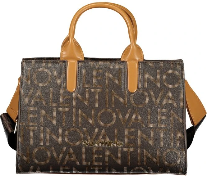 Handbag Valentino Brown Polyethylene