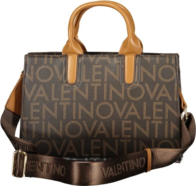 Handbag Valentino Brown Polyethylene