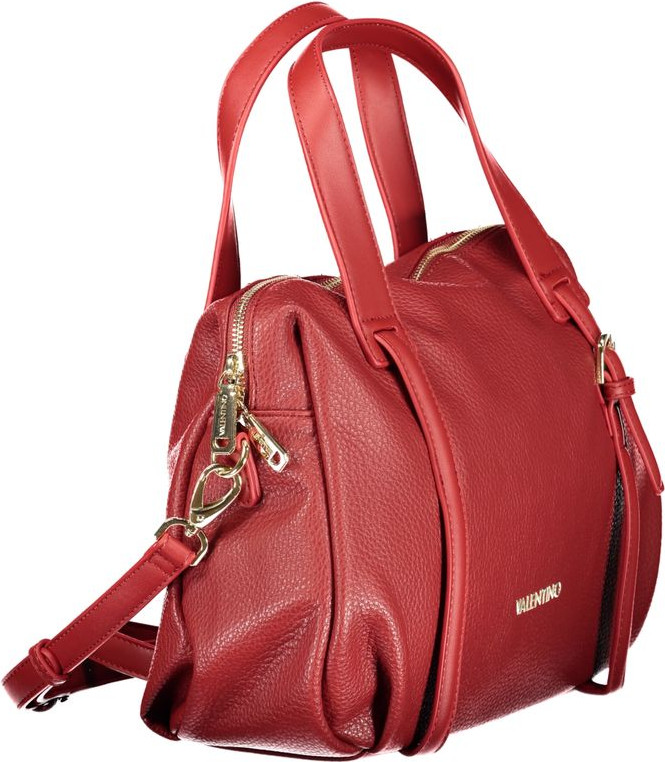 Красная полиэтиленовая сумка Valentino