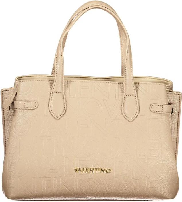 Коричневая сумка из полиэтилена от Valentino