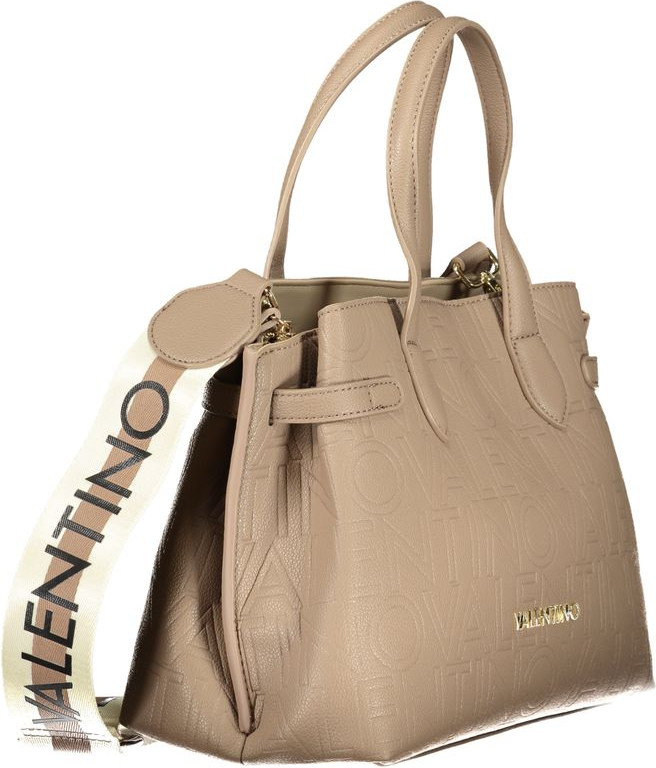 Коричневая сумка из полиэтилена от Valentino