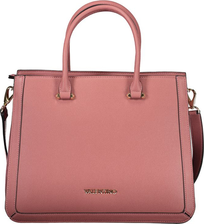 Розовая полиэтиленовая сумка Valentino