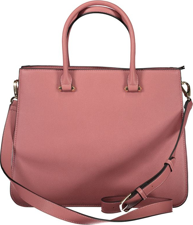 Розовая полиэтиленовая сумка Valentino