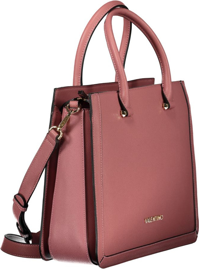 Розовая полиэтиленовая сумка Valentino