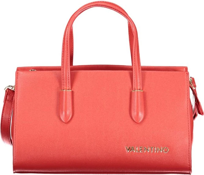 Красная полиэтиленовая сумка Valentino