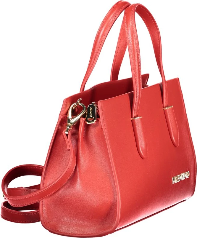 Красная полиэтиленовая сумка Valentino