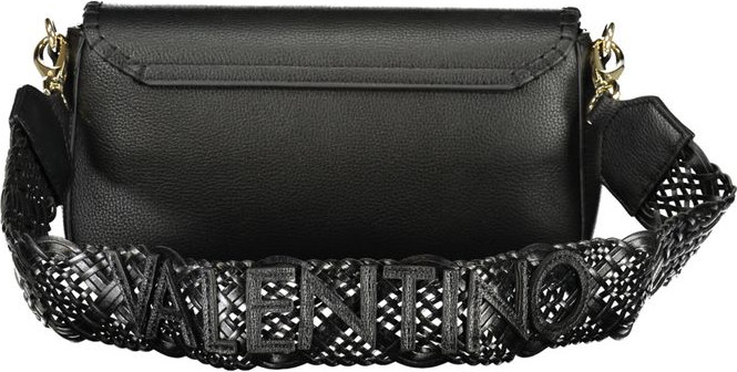 Чёрная сумка-тоут Valentino из полиэтилена