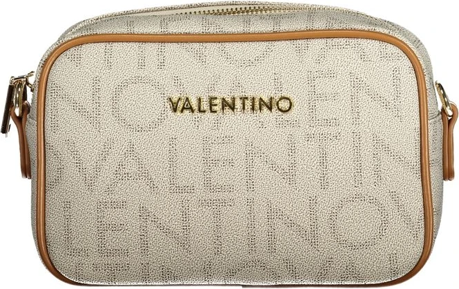 Handbag Valentino Beige Polyethylene