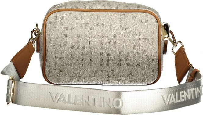 Handbag Valentino Beige Polyethylene